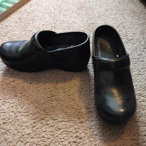 Black Dansko clogs